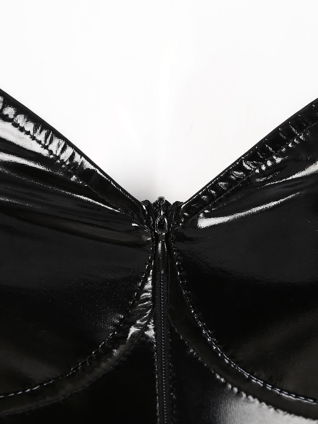 High Neck Leather Catsuit