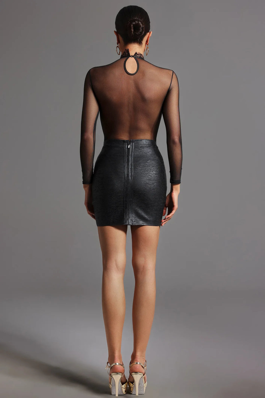 Lace Long Sleeve Jumpsuit