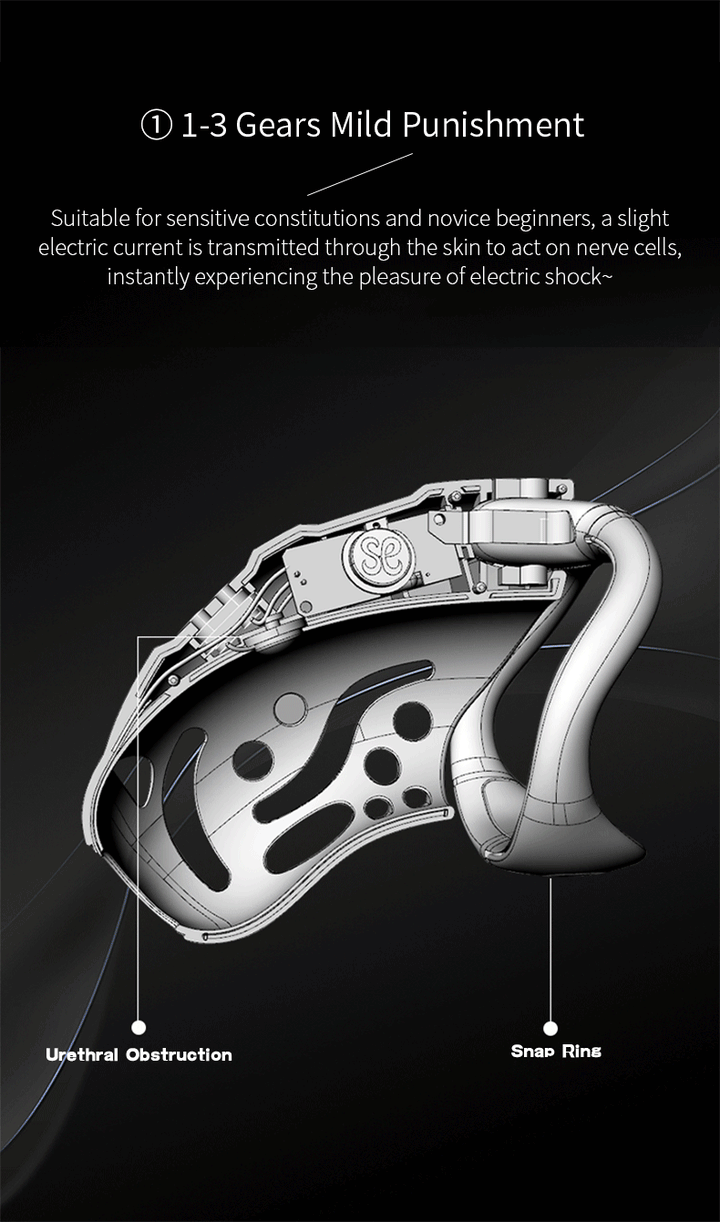 Cagio™ Intelligent Remote Control Chastity Cage