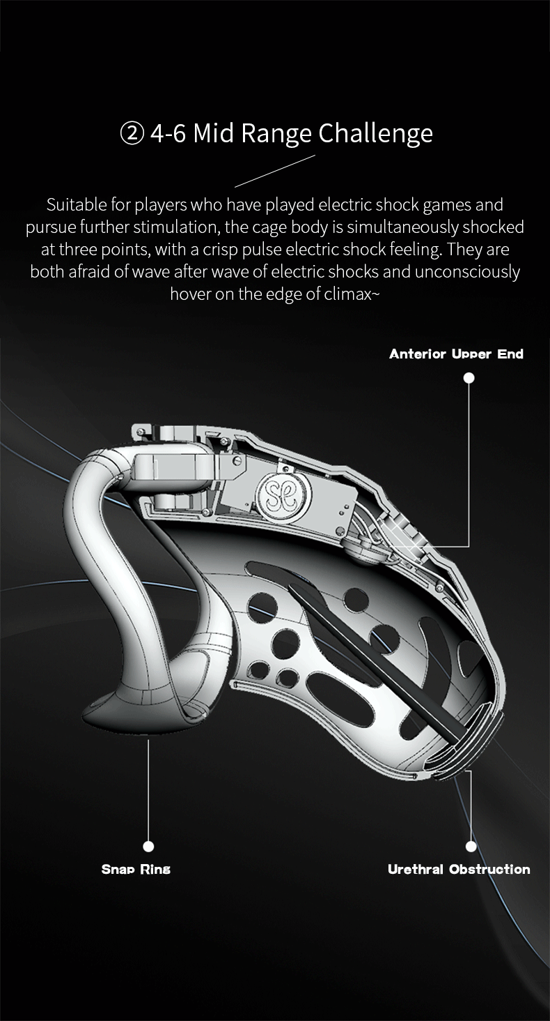 Cagio™ Intelligent Remote Control Chastity Cage