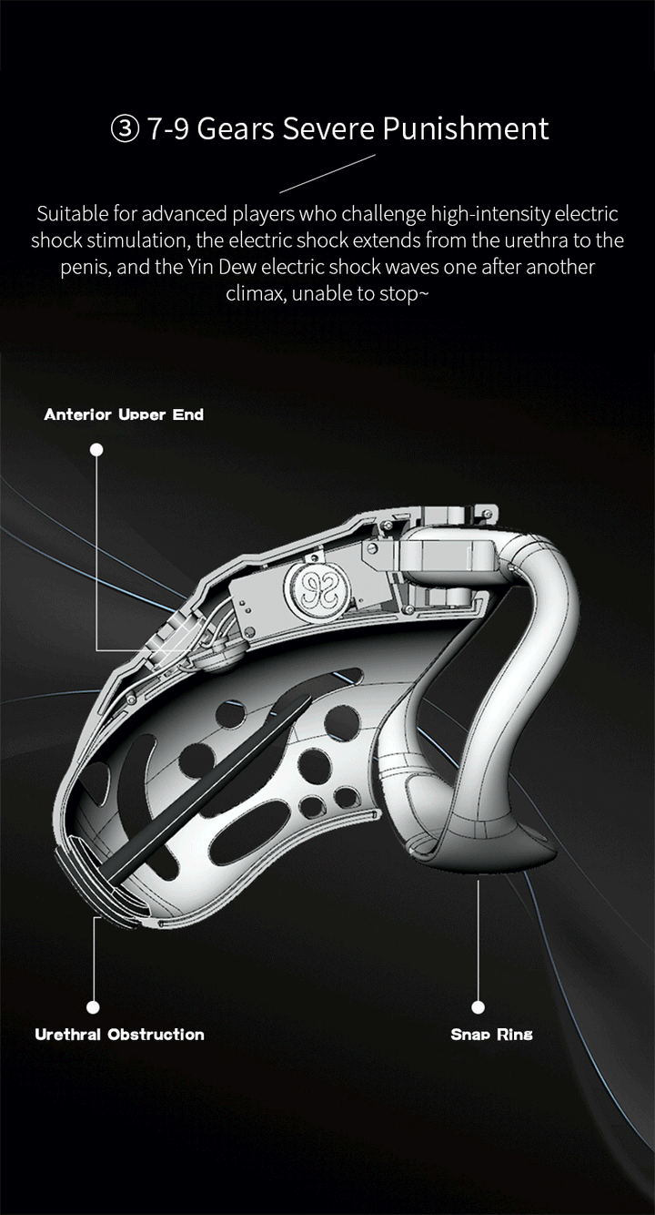 Cagio™ Intelligent Remote Control Chastity Cage
