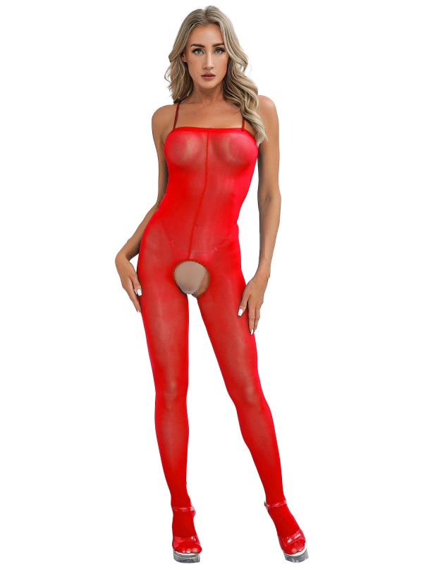 Crotchless See-Through Bodystockings