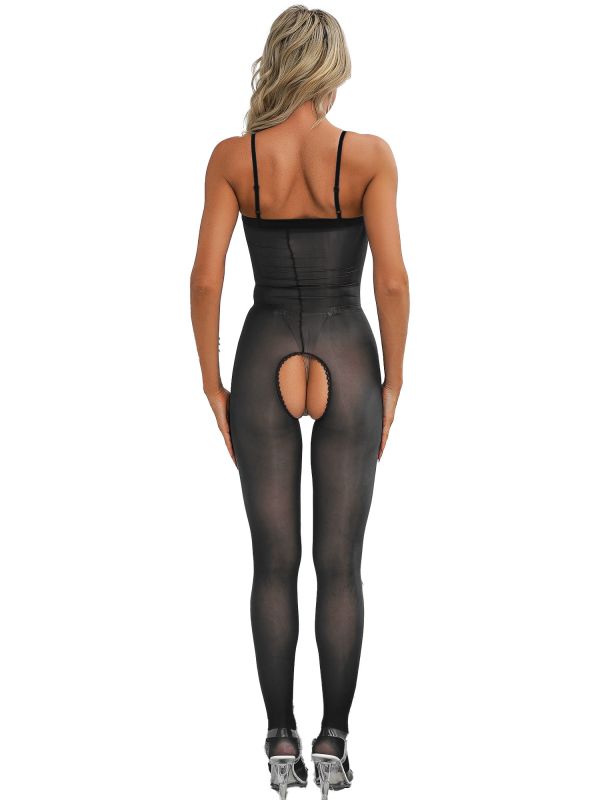 Crotchless See-Through Bodystockings
