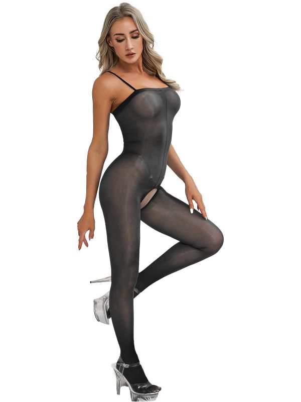 Crotchless See-Through Bodystockings