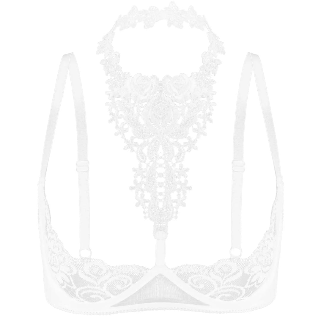 See-through Halter Bra