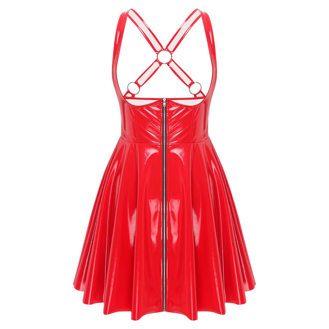 Latex Mini Dress