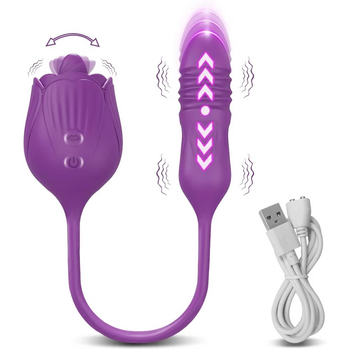 Rose Clit Licking Vibrator