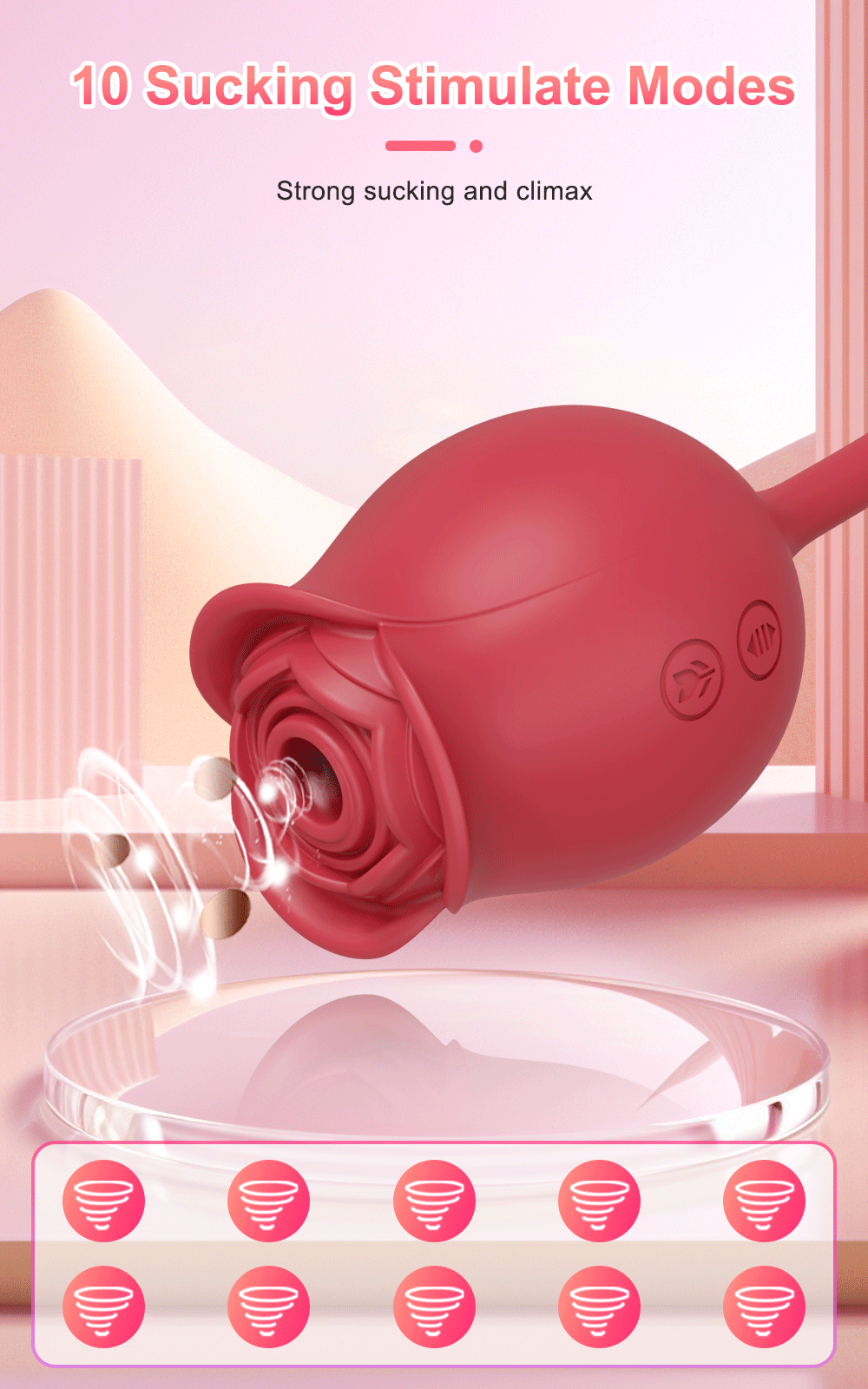 Rose Clit Licking Vibrator