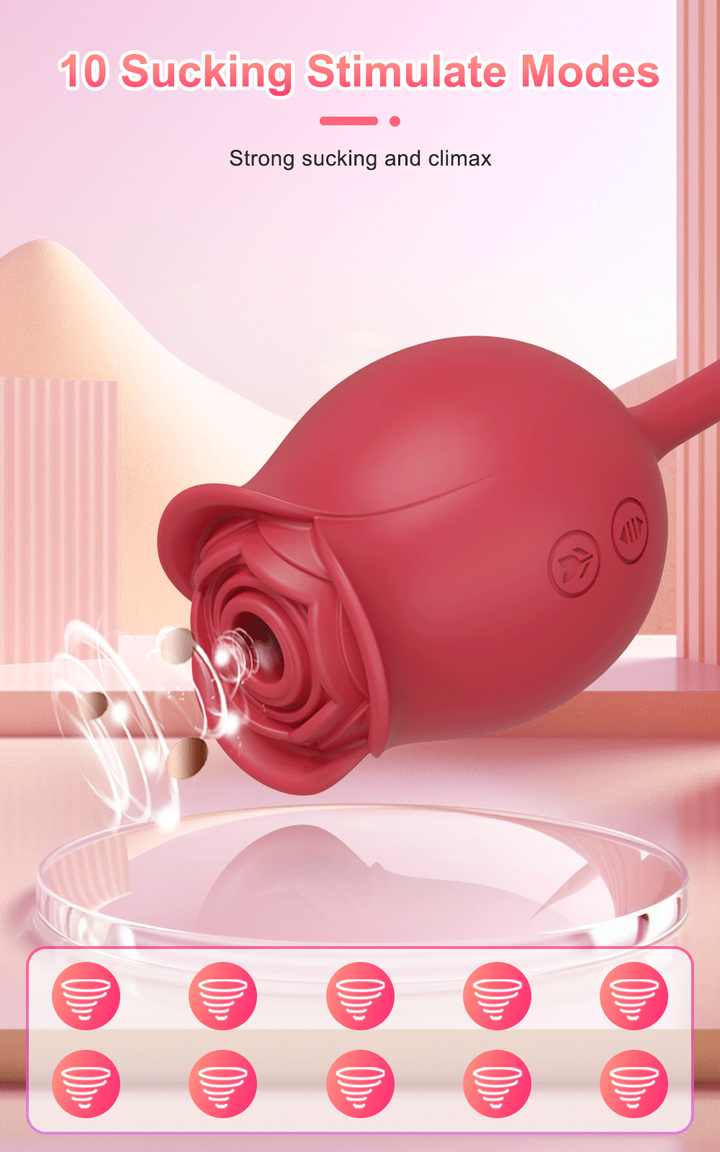 Rose Clit Licking Vibrator