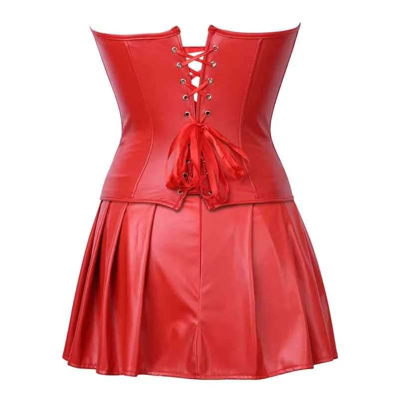 Leather Corset Dress