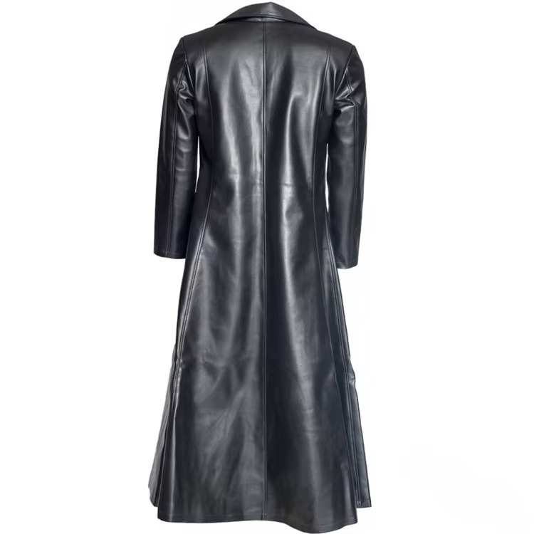 Men’s Leather Stand Collar Jacket