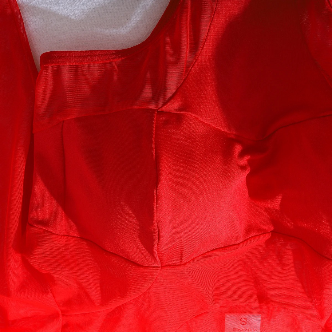 Hollow-Side Off-Shoulder Crotchless Bodysuit