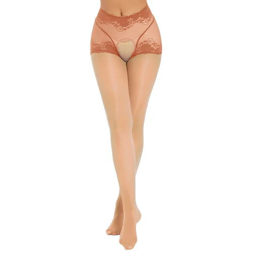 Open Crotch Pantyhose