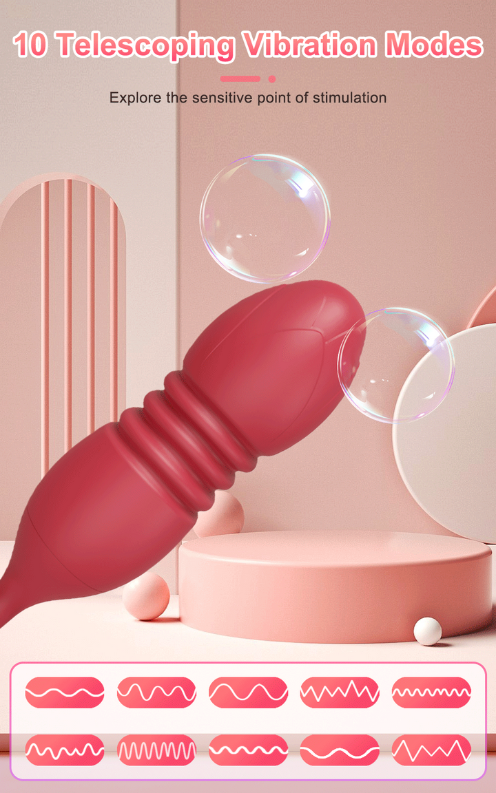 Rose Clit Licking Vibrator