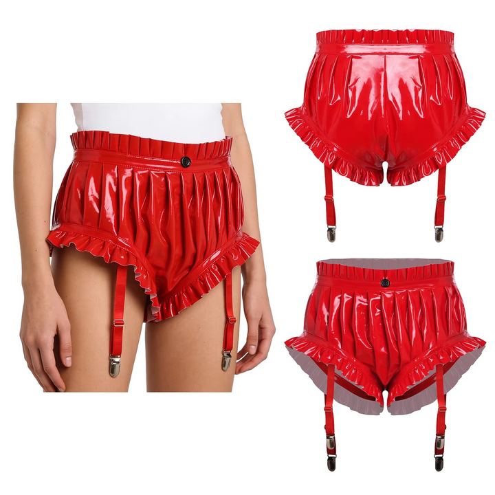 Women’s Wet Look Shorts