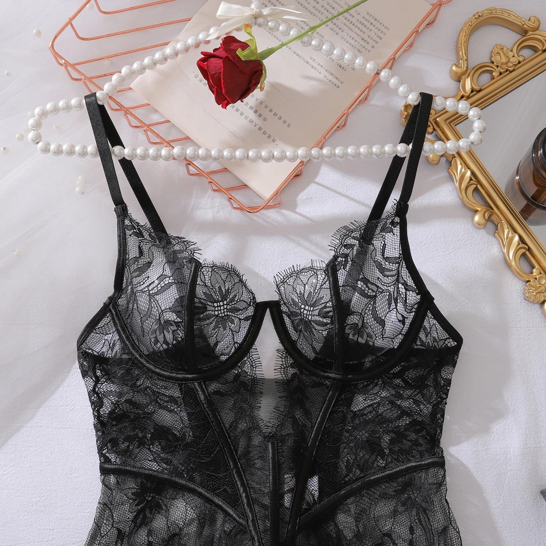 Luxury Sheer Lace Lingerie Set