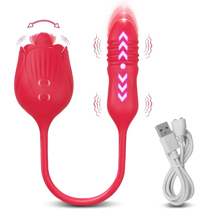 Rose Clit Licking Vibrator