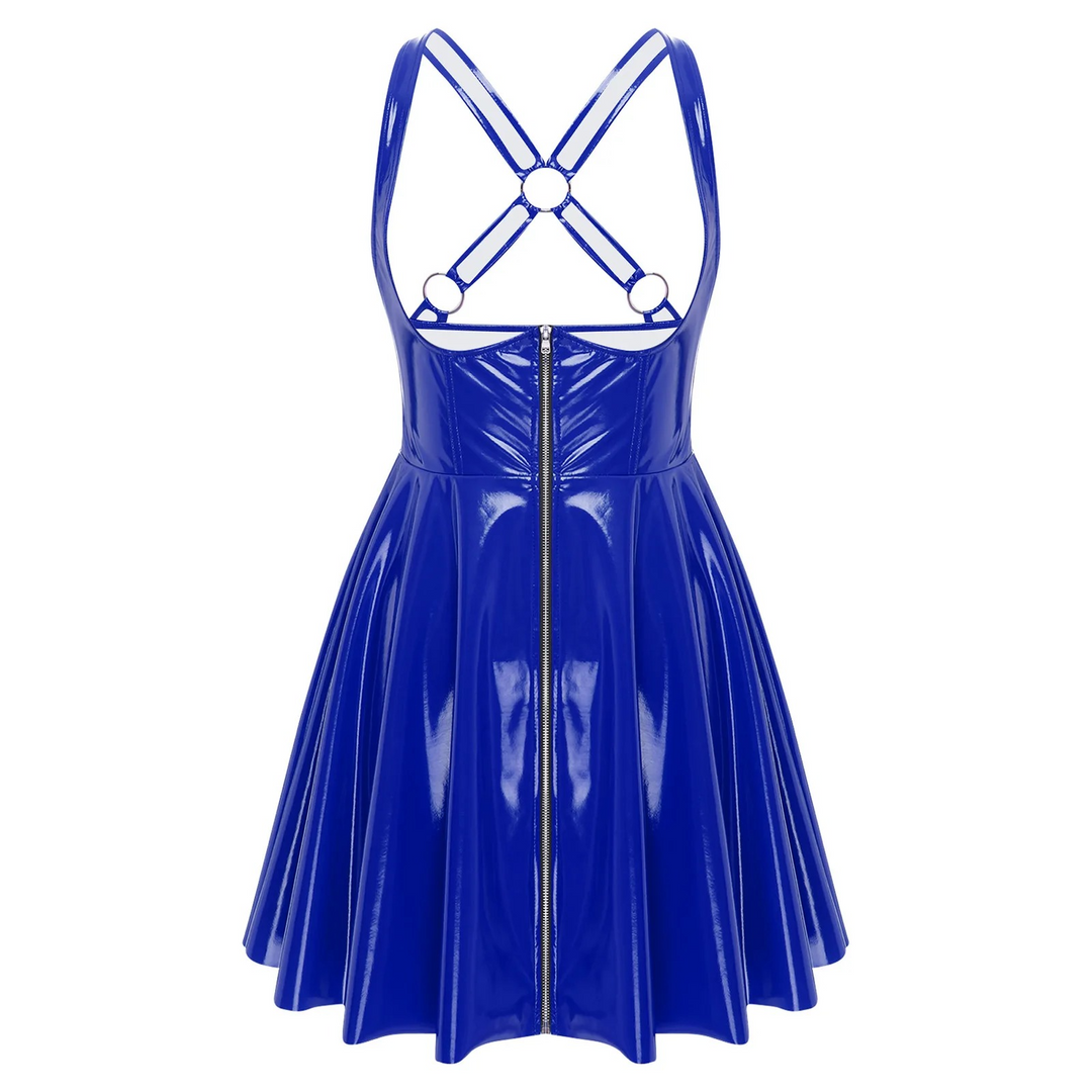Latex Mini Dress