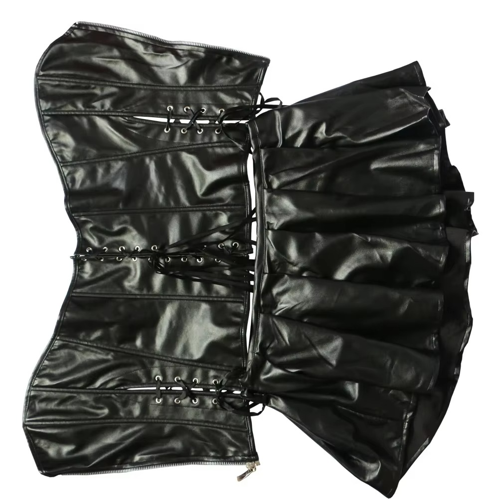 Leather Corset Dress