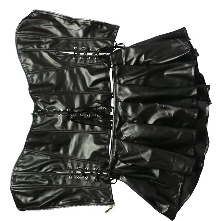 Leather Corset Dress