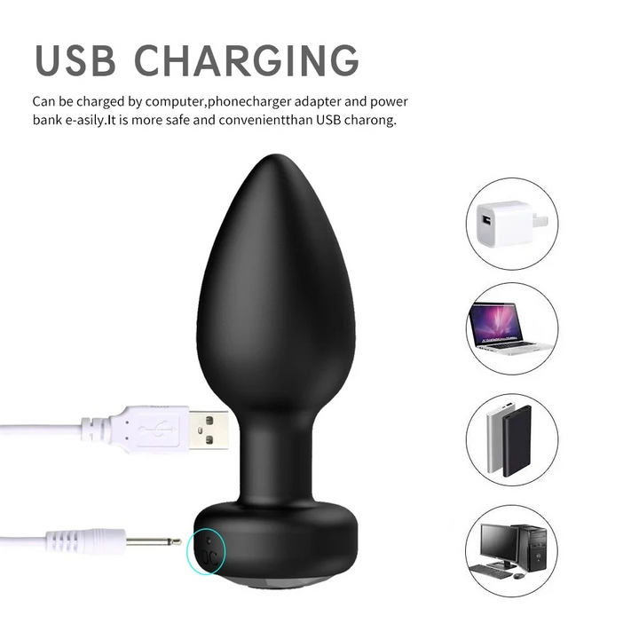10-Speed Remote Anal Vibrator