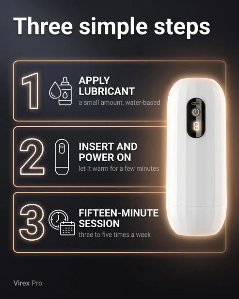 Three simple steps to use