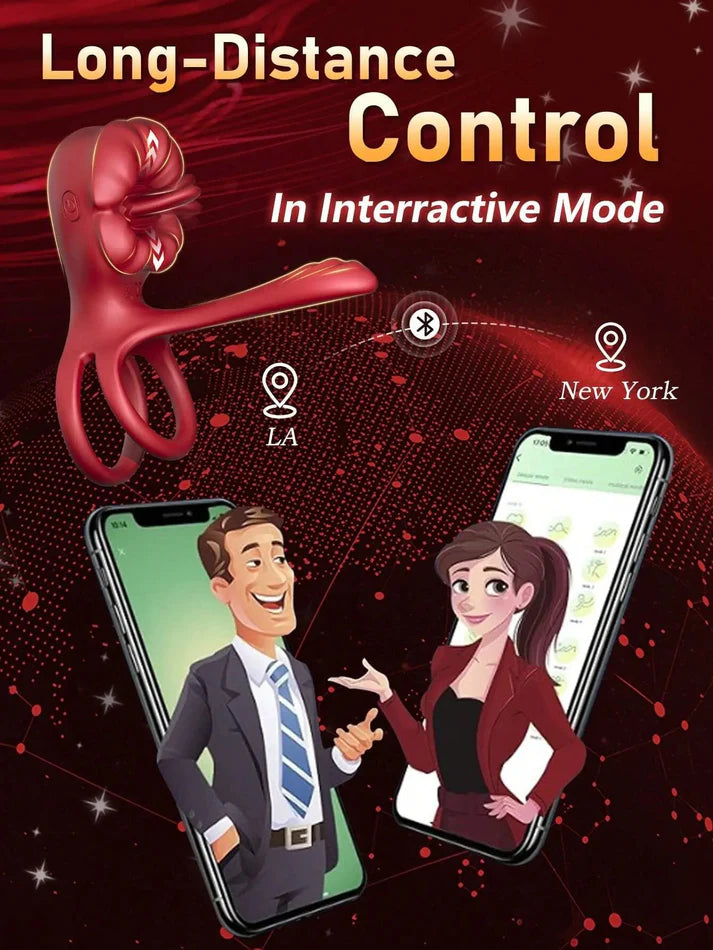 KissMaster Waterproof Vibrator for Couples