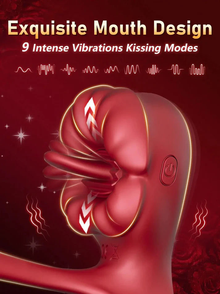 KissMaster Waterproof Vibrator for Couples