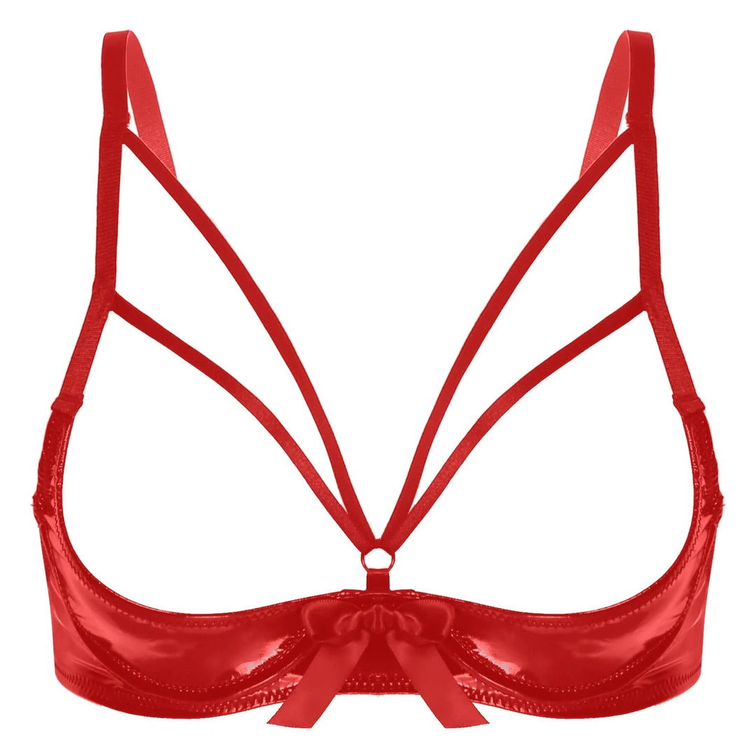 Bowknot Open Cup Bra