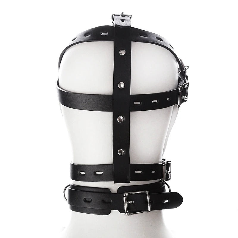 قناع تسخير جلدي