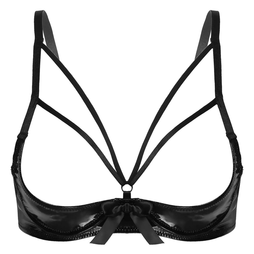 Bowknot Open Cup Bra