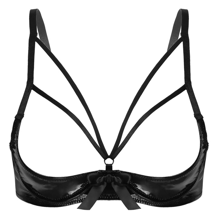 Bowknot Open Cup Bra
