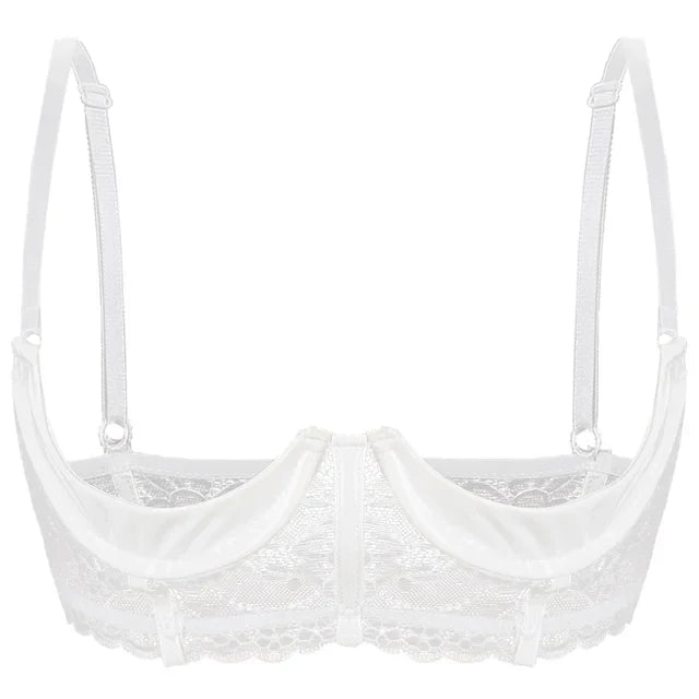 Open Cup Leather Lingerie