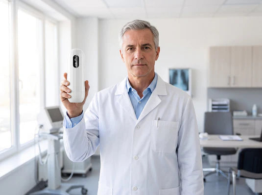 Device shown in clinic setting