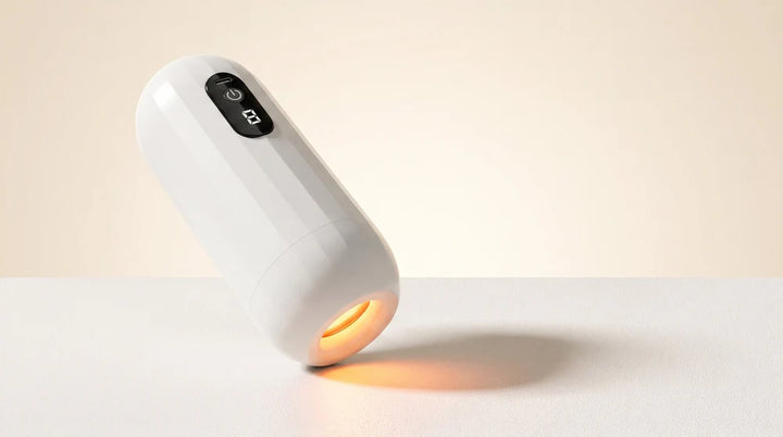 Device close-up on light background