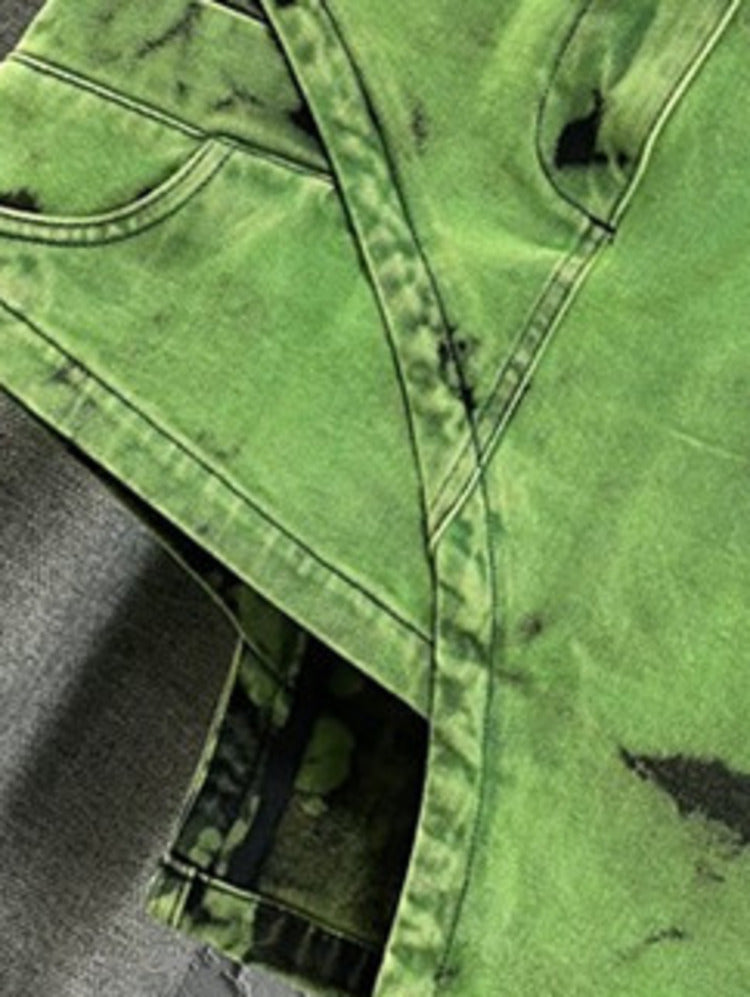 تنورة جينز عالية الخصر 