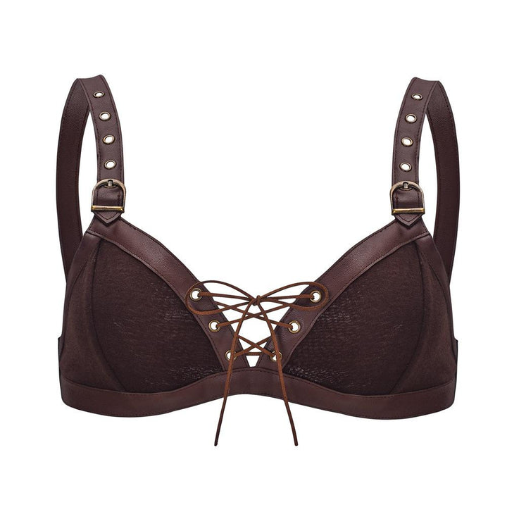 Leather Bra