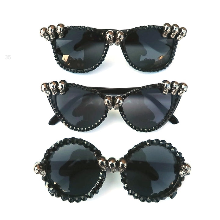 Skull and Rhinestones Sunglasses