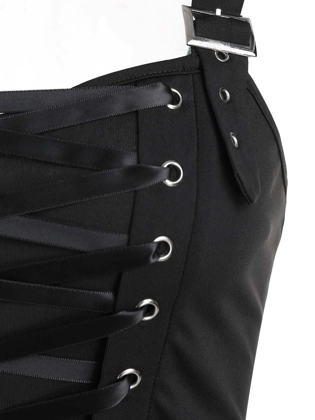 فستان أسود قوطي