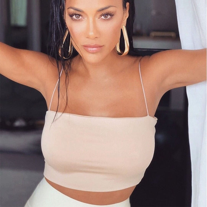 بلوزة قصيرة كاجوال نسائية