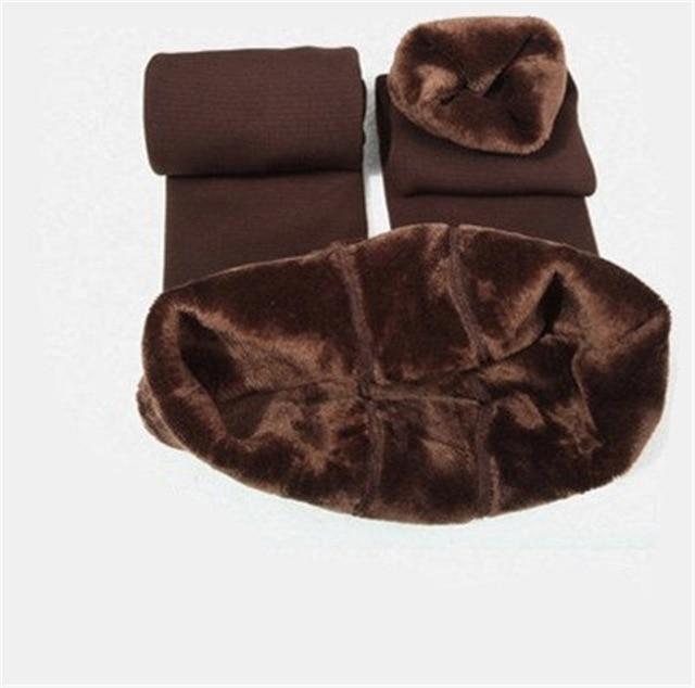 بنطال ضيق دافئ وسميك