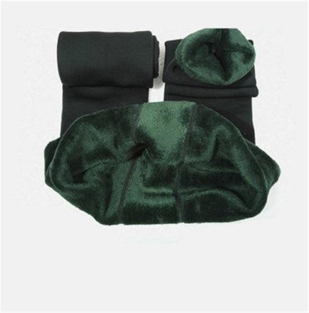 بنطال ضيق دافئ وسميك