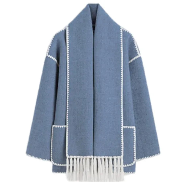 Trench Coats with Scarf