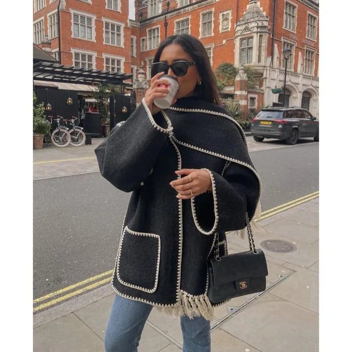 Trench Coats with Scarf