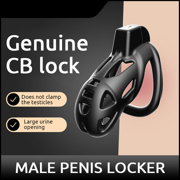 Genuine CB lock male penis locker with large urine opening and no testicle clamp by ghllas